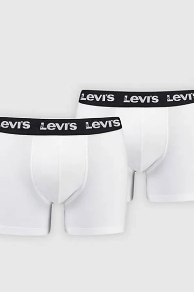 Levi's Basic Boxer Brief 2 Pack In White