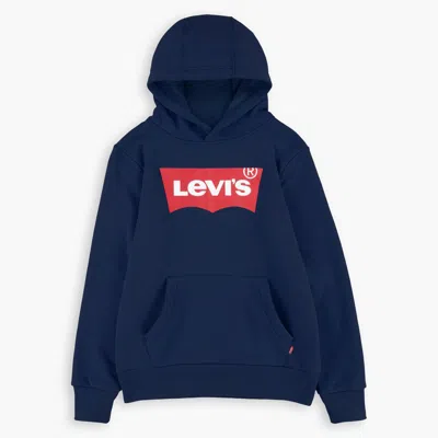Levi's Batwing Screenprint Hoodie Big Boys S-xl Xl In Blue