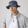 Levi's Bay Drawstring Bucket Hat In Blue