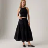 Levi's Becca Tiered Skirt In Black