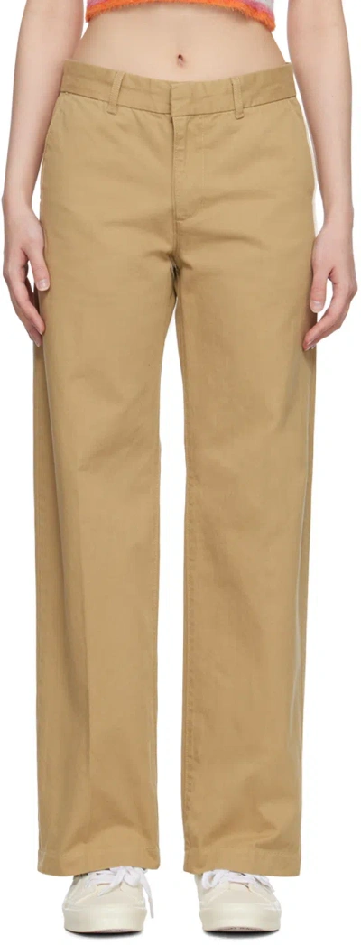 Levi's Beige Baggy Trousers In C95648 Unbasic Khaki