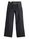 Levi's Japanese Selvedge Denim Wide Leg Jeans In Black