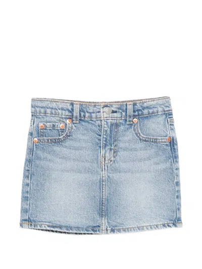 Levi's Kids' Belt-loop Pocket Skirt In Blue