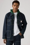 Levi's Broadway Engineer Coat In Blue