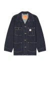 Levi's Berkley Cotton Denim Chore Coat In Black