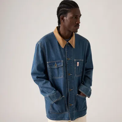 Levi's Berkley Chore Coat In Blue