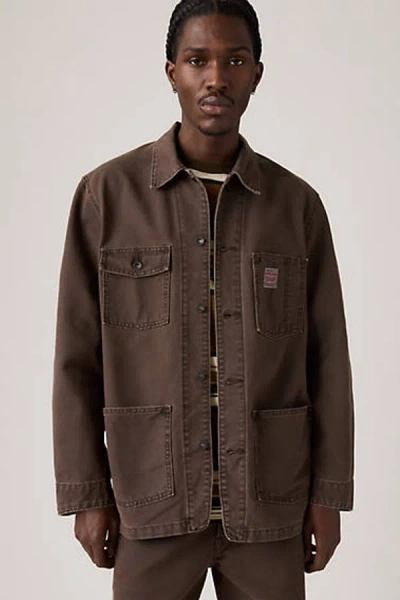 Levi's Berkley Chore Coat In Brown
