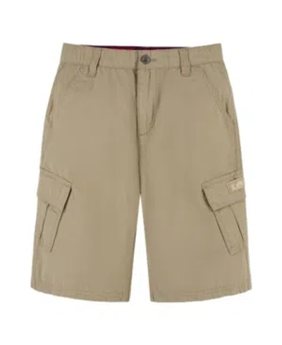 LEVI'S BIG BOYS ADJUSTABLE WAISTBAND CARGO POCKET SHORTS