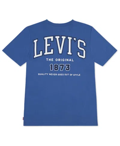 Levi's Kids' Big Boys Always Original T-shirt In Blue