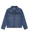 Levi's Blue Jacket For Kids With Logo In Blue