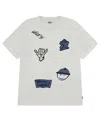Levi's Big Boys Chill Doodle Short Sleeve T-shirt In White