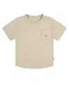 Levi's Levis Curved Hem Pocket Tee Big Boys S-xl T-shirt M In Brown