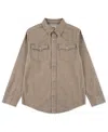 Levi's Big Boys New Barstow Western Shirt In Brown