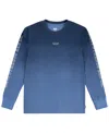 Levi's Big Boys Ombre Print Long Sleeve T-shirt In Blue