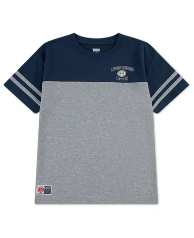 Levi's Kids' Big Boys Retro Sport T-shirt In Gray