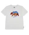 Levi's Big Boys Scenic Bear Short Sleeve T-shirt In White