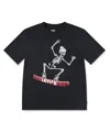 Levi's Big Boys Shredding Skeleton Short Sleeve T-shirt In Black