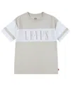Levi's Big Boys Sporty Colorblock T-shirt In Gray