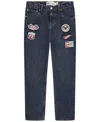 Levi's Big Boys Stay Loose Tapered Fit Patch Jeans In Black