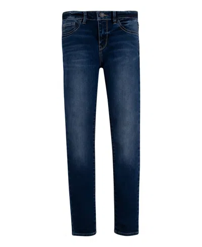 Levi's Kids' Big Girls 710 Super Skinny Jeans In Atomic Blue