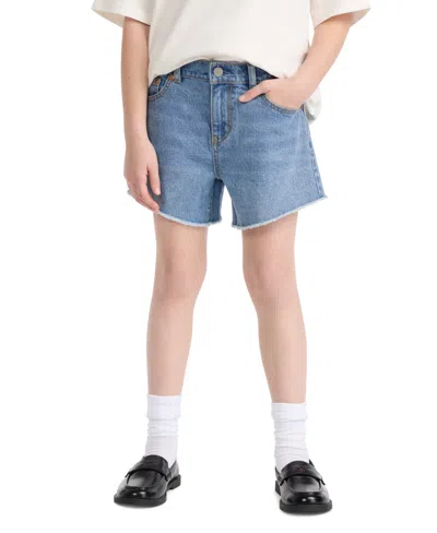 Levi's Kids' Big Girls A-line Shorts In Blue