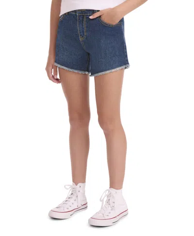 Levi's Kids' Big Girls A-line Shorts In Blue