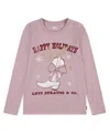 Levi's Big Girls Boot Graphic Long Sleeve T-shirts In Pink