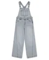 Levi's Big Girls Oversized Denim Overalls In Gray