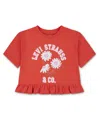 Levi's Kids' Peplum Graphic T-shirt In Red