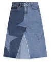 Levi's Big Girls Western Midi Skirt In Blue