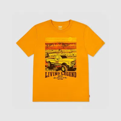 Levi's Big Rig Tee Big Boys S-xl T-shirt S In Yellow