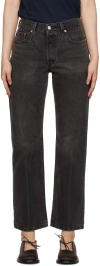 Levi's Black 501 '90s Jeans In Stitch School