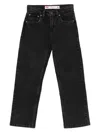Levi's Black Cotton Jeans Levis In Black