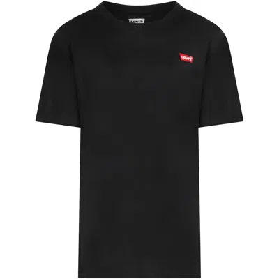 Levi's Black T-shirt For Kids With Logo