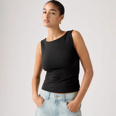 Levi's Blair Boatneck Top In Black