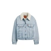 Levi's Blouson Tracker Sherpa 90 In Blue