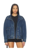 Levi's Blouson Trucker In Blue