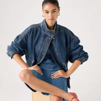 Levi's Blouson Trucker Jacket In Blue