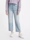 Levi's® Ribcage Straight Leg Ankle Jeans In Blue