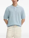 Levi's 버튼 폴로 셔츠 In Blue