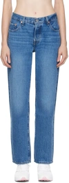 Levi's 501 90s Ankle Jeans Shout Out Stone In Blue Beauty