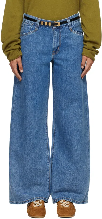 Levi's Blue '94 Baggy Wide Leg Jeans In Take Chances