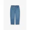 Levi's Blue Baggy Barrel Denim Jeans 4-8 In Blue