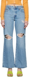 Levi's Baggy Bootcut Jean In Z7908 Medium Indigo