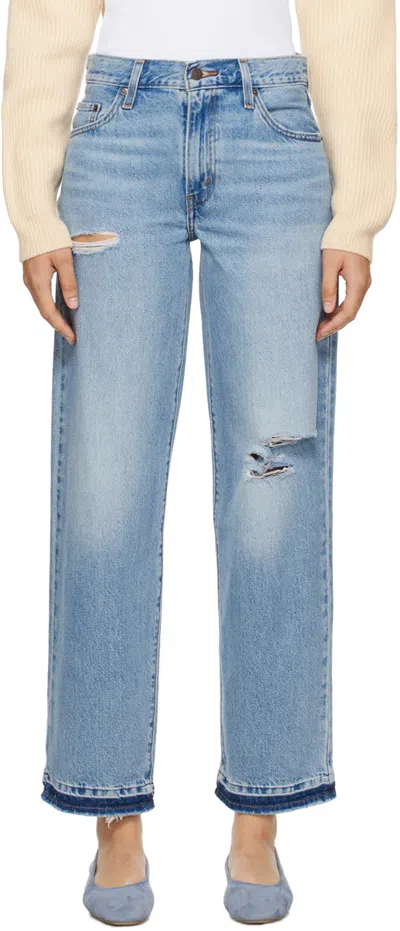 Levi's Blue Baggy Dad Jeans In Long Legacy