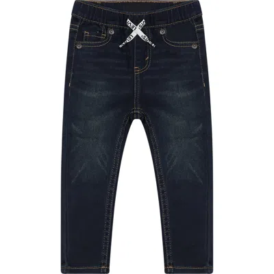 Levi's Blue Jeans For Baby Boy With Patch Logo
