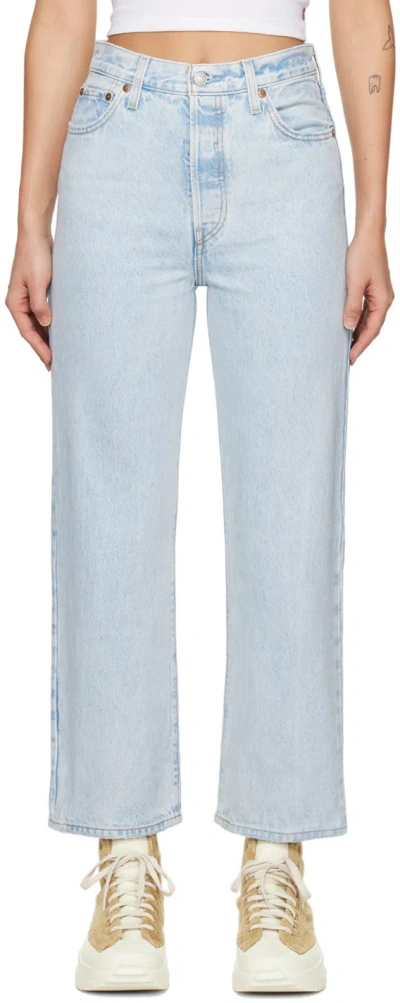 Levi's Blue Ribcage Jeans In Ojai Shore
