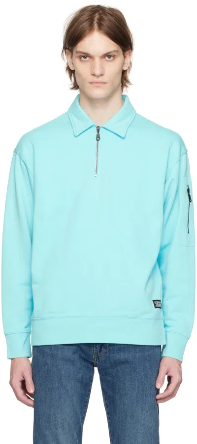 Levi's Blue Skate Sweater In Light Blue