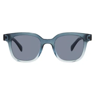 Levi's Blue Square Unisex Sunglasses Lv 1010/s 0pjp/ku 48 In Grey