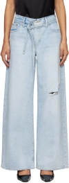 Levi's Blue Xl Straight Jeans In Karma's Coming